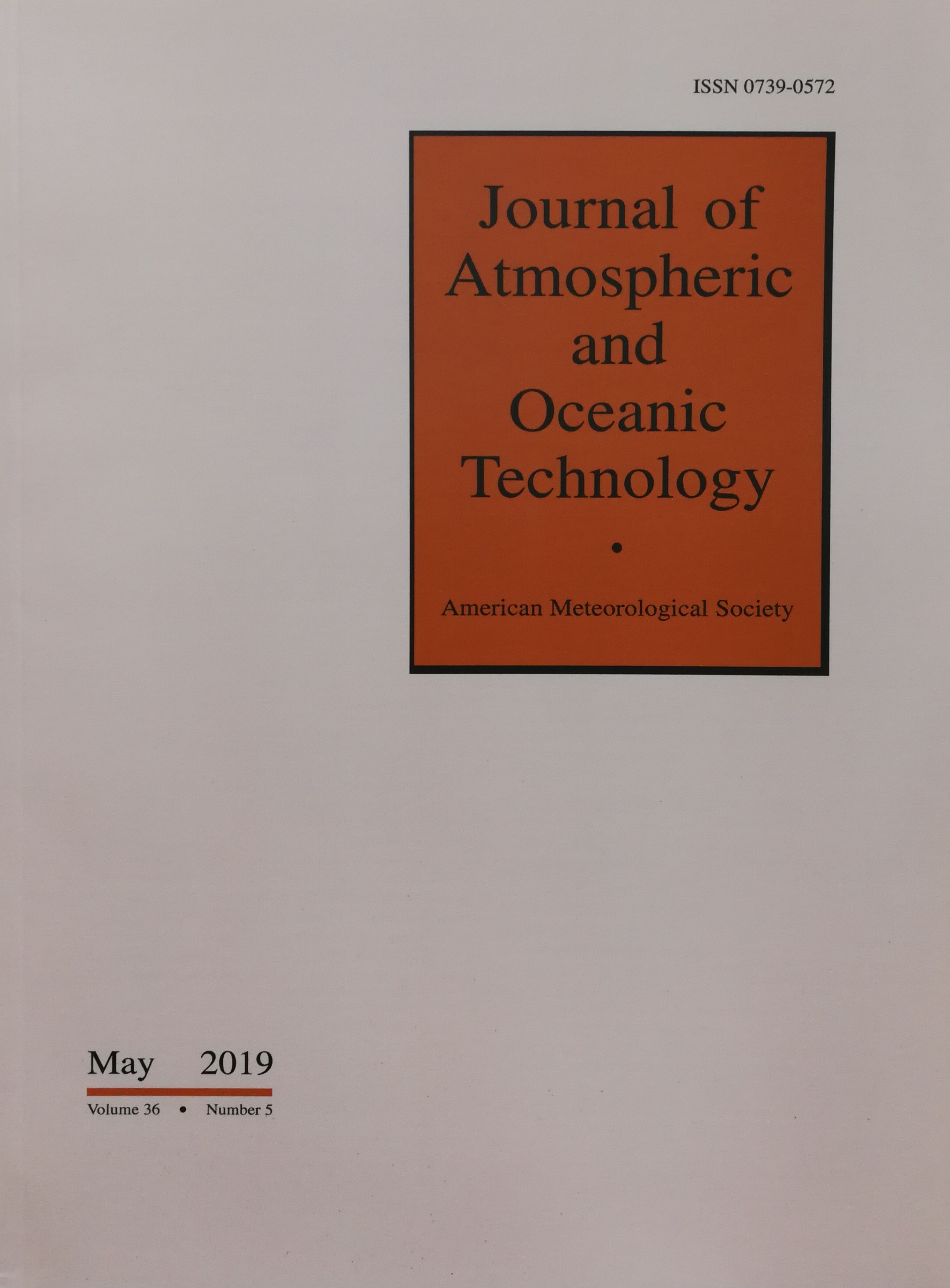 Journal of Atmospheric and Oceanic Technology