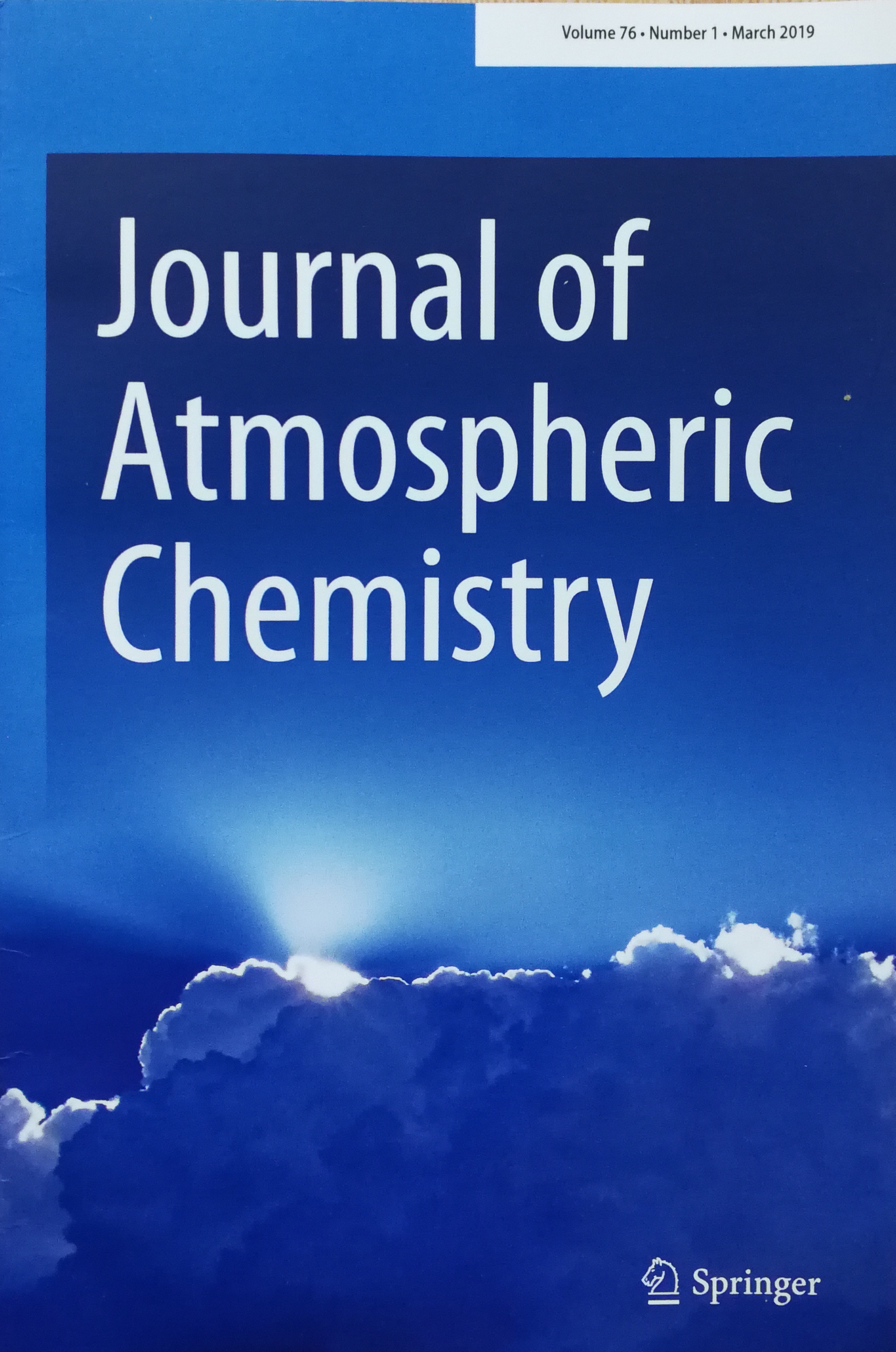 Journal of Atmospheric Chemistry