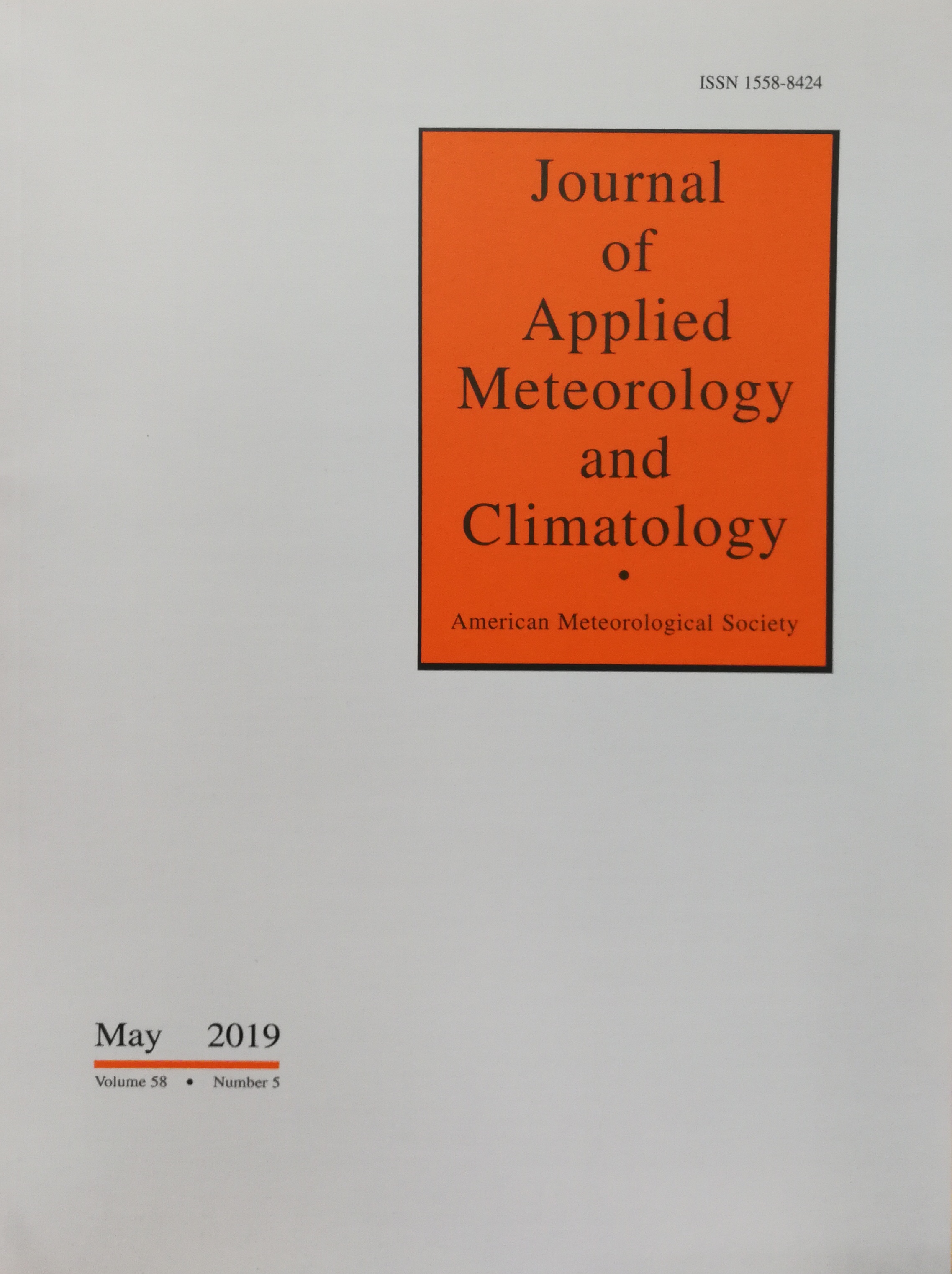 Journal of Applied Meteorology and Climatology