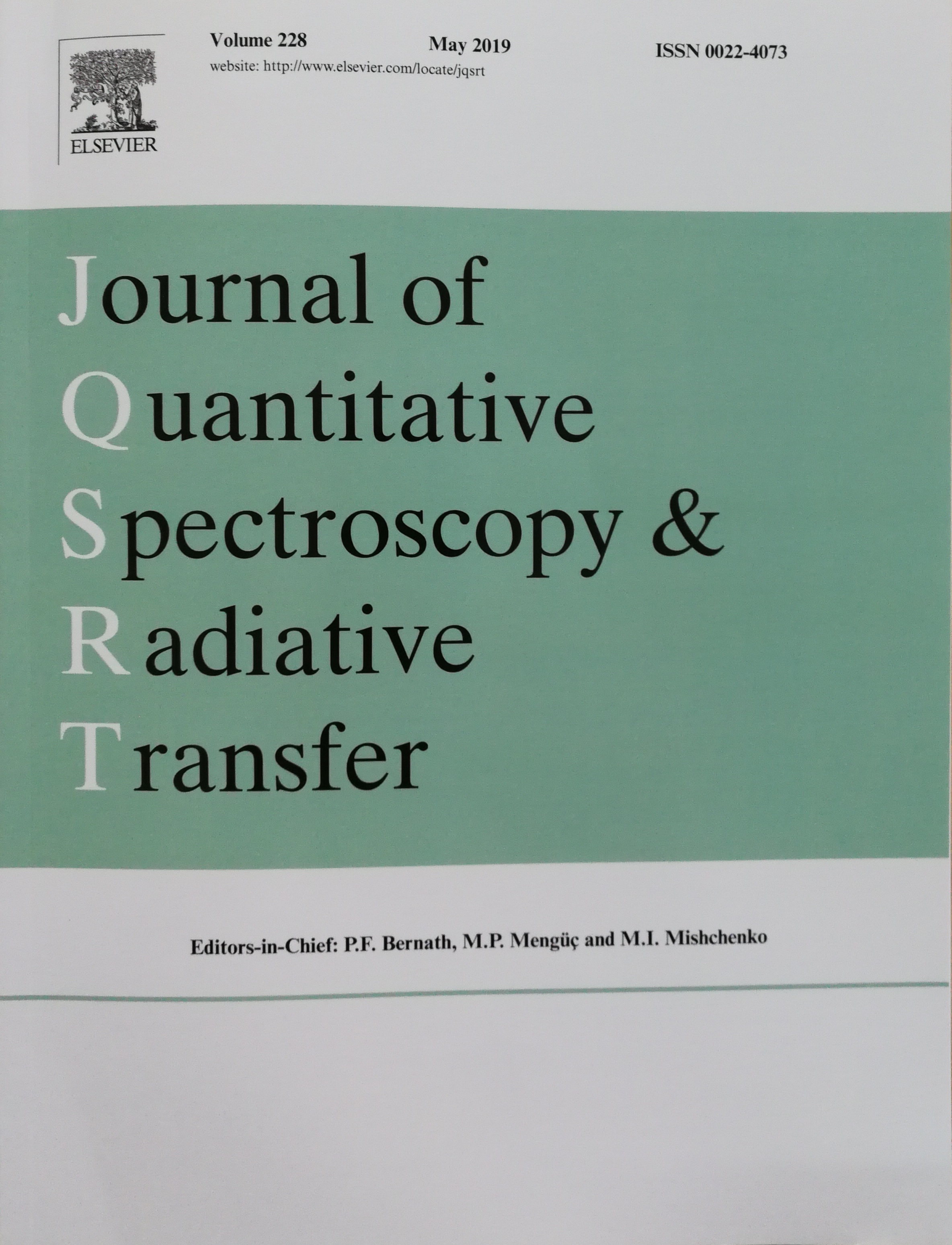 Journal of Quantitative Spectroscopy&Radiative Transfer