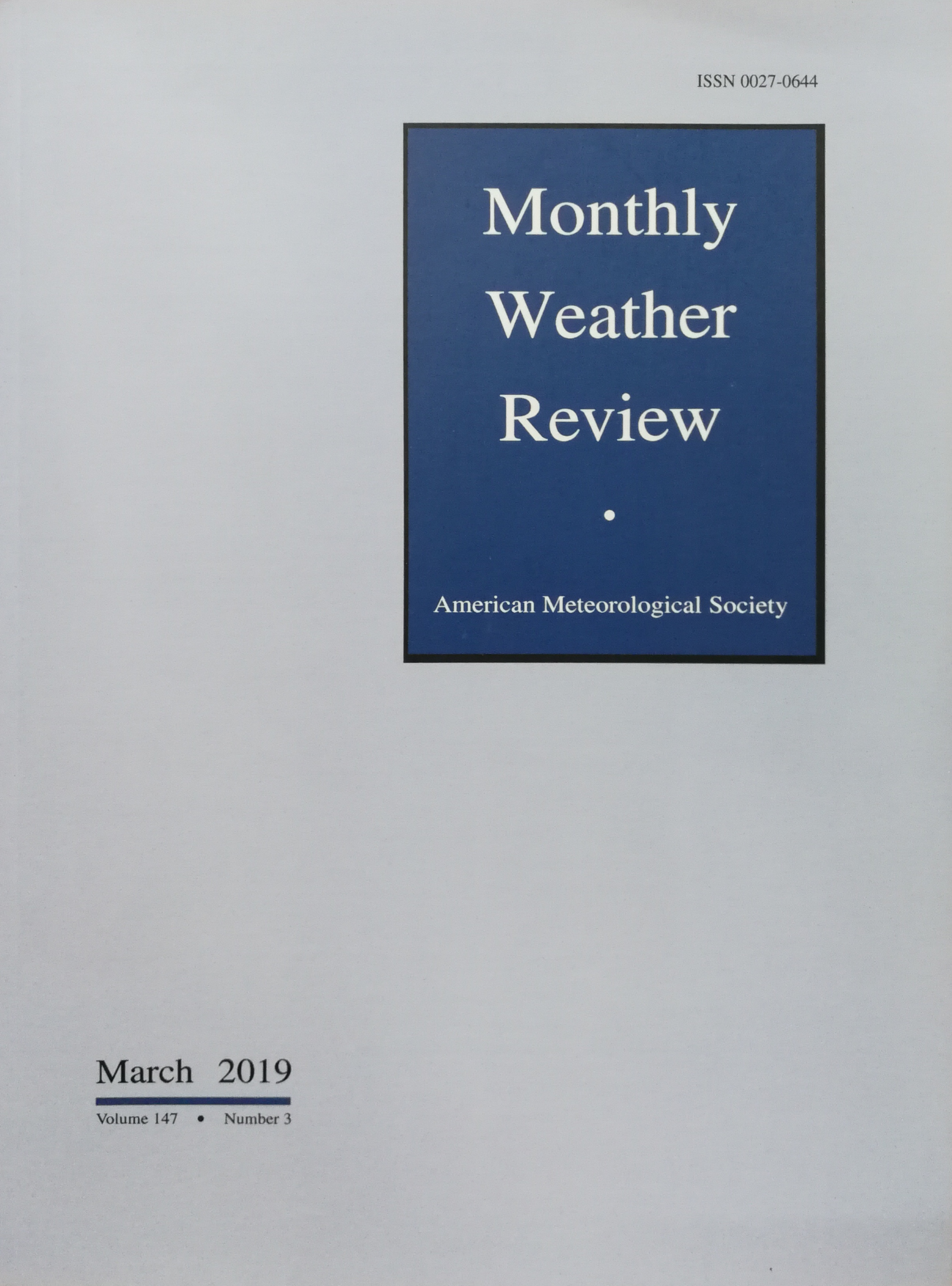 Monthly Weather Review